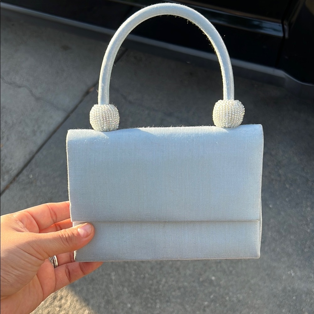 Elegant baby blue Handbag